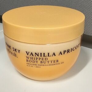 Pink Sky Vanilla Apricot Whipped Body Butter Essential Oil Refresh Skin